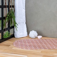 Tapete de PVC com Antiderrapante para Banheiro Rosa - 49cm x 32cm | Segurança e Estilo para seu Ambiente - imagem 3