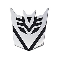 Emblema Decepticon Transformer Cromado 7.6cm - Destaque seu Estilo! - imagem 2