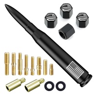 Antena Bullet 50 Cal para Ford, Dodge Ram, Chevy, GMC: Sinal Perfeito e Estilo Inigualável - imagem 1