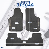 Tapete Veicular Emborrachado 3 Peças Corsa Classic 2003-2016 - Proteção e Estilo - imagem 3
