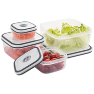 Kit com 4 Potes Herméticos de Plástico - Organize sua Cozinha com Estilo e Praticidade - imagem 1