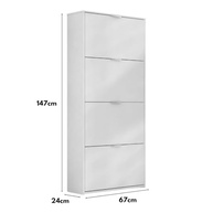 Sapateira Safira 4 Portas – Organize seu Espaço com Estilo e Praticidade - imagem 3
