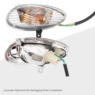 Luz de Seta GOOFIT Branca para Scooter GY6 50cc - Segurança e Estilo para Sua Moto Chinesa - imagem 5