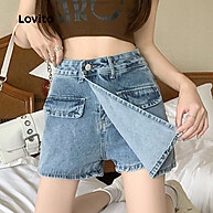 Shorts Jeans Lovito 2 em 1: Conforto e Estilo! - imagem 2