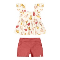 Conjunto Bebê Menina Frutas: Conforto e Estilo! - imagem 2