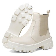 Coturno Chelsea Feminino Off White: Conforto e Estilo - imagem 1