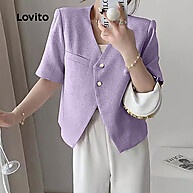 Blazer Roxo Lovito: Elegância e Estilo - imagem 2