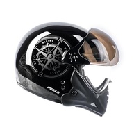 Capacete Aberto Peels F-21 North Moto Preto/Grafite com Queixeira Removível - Estilo e Segurança - imagem 4