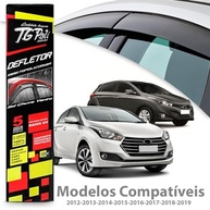 Calha de Chuva Slim Fumê para Hyundai HB20 Hatch 4 Portas (2012-2019) - Proteção e Estilo - imagem 3