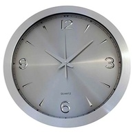Relógio de Parede Todo em Alumínio Moderno 35,5cm - Estilo e Elegância para Sua Casa - imagem 1