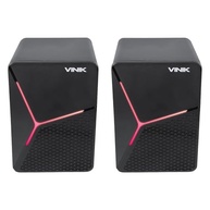 Caixa de Som Gamer Vinik Star 6W 2.0 LED Rainbow: Imersão e Estilo para Seu Setup! - imagem 4