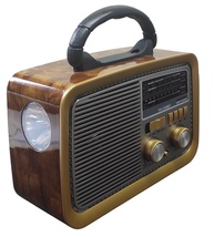 Rádio Retrô Bluetooth Portátil MP3 USB/SD - Estilo Vintage e Som Incrível! - imagem 1
