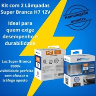 Kit 2 Lâmpadas Super Branca H7 8500K 12V 55W: Visibilidade e Estilo para Seu Carro - imagem 4