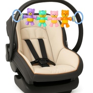 Móbile Chocalho Kit 3 Peças Premium para Carrinho e Berço - Estimula Bebês - imagem 1