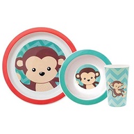Kit Refeição Animal Fun Buba - Macaco Multicor | Estimule a Alimentação Divertida - imagem 2