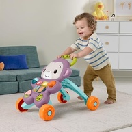 Andador Fisher-Price Aprenda Comigo Amigo Macaco - Estimule o Desenvolvimento do seu Bebê a Partir dos 6 Meses - imagem 3