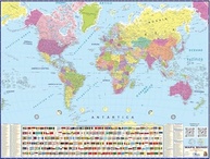 Mapa Mundi Político 2025: Atlas Escolar Geográfico Completo para Estudo e Decoração - imagem 2