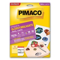 Etiquetas Glossy Pimaco 7074: Imprima com Qualidade! - imagem 1
