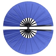 Ventilador de Rave Dobrável Azul - 2 Unidades | Acessórios para Cosplay, Dança e Eventos - imagem 1
