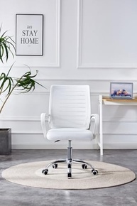 Cadeira Giratória Evolux Zebrada para Home Office - Design Moderno com Ajuste de Altura e Conforto Duradouro - imagem 3