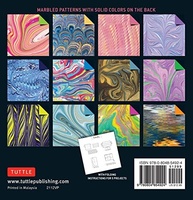 Papel Origami 500 Folhas Padrões Marmorizados 15cm - Dupla Face e 12 Designs Exclusivos - imagem 3