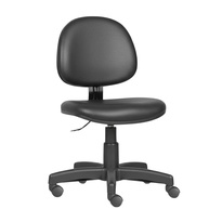 Cadeira Executiva Courvin Preto - Design Ergonômico Sem Braço com Altura Ajustável e Rodízios Antirriscos - imagem 1