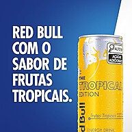 Red Bull Tropical 4 Latas 250ml: Energia Exótica! - imagem 3
