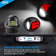 Luz de Placa LED Neon OLED Vermelho "F" KDM - Compatível com Ford F150, Ranger, Explorer e Mais - imagem 4