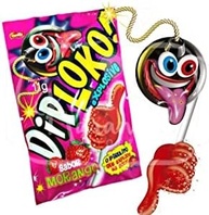 Doce Dip Loko Explosive Morango Dp Com 15 90265 - imagem 1