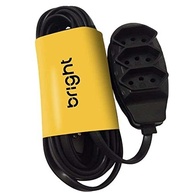 Extensão Elétrica Bright 5M Preta: 3 Tomadas Bivolt para Mais Conexão! - imagem 2
