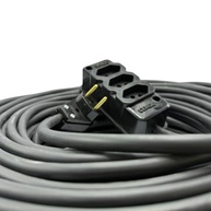 Extensão Elétrica Industrial 50m Cabo PP 2x2,5mm com Tomada Tripla Reforçada - imagem 4