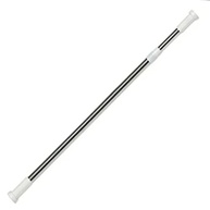 UNGROL Varão de Cortina de Banheiro Extensível 70cm a 120cm | Alumínio e Plástico Branco - imagem 2