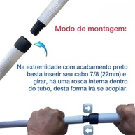 Cabo Extensor Vassoura Premium: Alcance Até 4 Metros com Alumínio e Fibra de Vidro - imagem 5