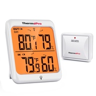 Termômetro Interno e Externo ThermoPro: Monitor de Temperatura e Umidade Sem Fio com Alcance de 500 Pés - imagem 1