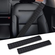 Kit 2 Capas Extralongas para Cinto de Segurança 65cm - Conforto e Estilo para SUV, Caminhões e Mais (Preto) - imagem 2
