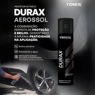 Durax Vonixx 400ml: Pretinho para Pneus com Brilho Extremo e Proteção Duradoura - imagem 3