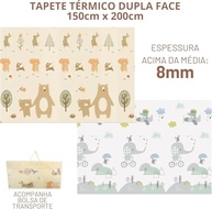 Tapete de Atividades Infantil 8MM Gigante 150x200cm - Dupla Face, Dobrável e Antialérgico - imagem 5