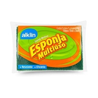 Esponja Multiúso Dupla Face - Lado Amarelo e Verde para Limpeza Eficiente, Alklin - imagem 2