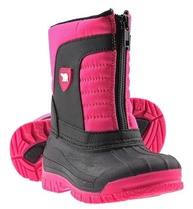 ArcticShield Botas de Neve Infantis Impermeáveis Aquecidas Confortáveis Duráveis Fácil de Calçar e Descalçar Inverno (Bebê/Criança Pequena/Criança Grande), rosa, 12 Little Kid - imagem 2