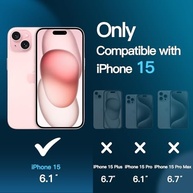 JETech Película de Vidro para iPhone 15 (6.1") - Proteção Premium, HD Claro e Instalação Fácil (3 Unidades) - imagem 4