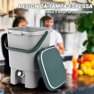 Composteira Doméstica 20L - Produza Adubo Orgânico em Casa com Facilidade - imagem 3