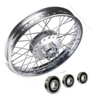 Aro Traseiro Completo 4mm Fan 125 (2009-2022) + Rolamento: Roda Pronta para Rodar! - imagem 1