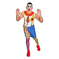 Fantasia de Palhaço Adulto: Arrase no Carnaval! - imagem 1