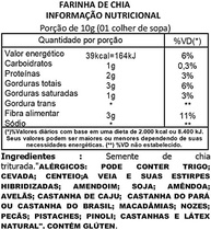 Farinha de Chia 100% Pura 500gr - X Roots - imagem 1