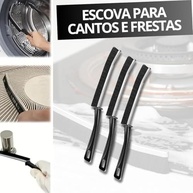 Kit 3 Escovas Multiuso para Limpeza Profunda - Cantos, Fendas e Rejunte - imagem 4