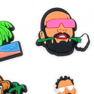 Amuletos de Sapato Bad Bunny: Acessórios PVC para Presentes de Festa - imagem 2