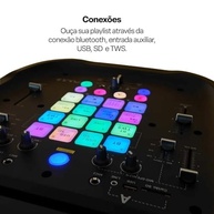 Caixa de Som Torre Flamebox DJ Pulse SP512: Festa com 5000W RMS e Efeitos Profissionais - imagem 3