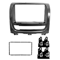 Moldura Fiamon 2 Din 7" Grafite Escuro Brilhante para Fiat Strada, Palio, Siena (2013-2019) - imagem 4