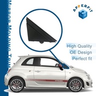 APPERFiT Moldura Triangular Espelhada Preta Fosca para Fiat 500 (2012-2019) - Lado Motorista e Passageiro - imagem 3