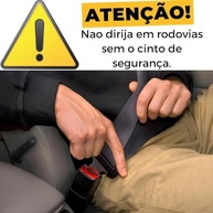 Par Fivela Ferro Cinto Segurança Anti Som Trava Alarme Universal para Fiat Ford Chevrolet VW Byd - imagem 4